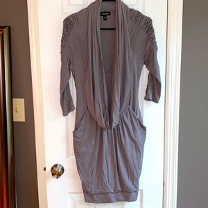 Bebe Grey Dress - size small